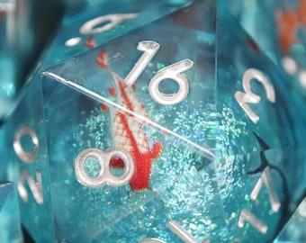 Koi Fish - Liquid Core | Dungeons and Dragons | DND Dice Set | D&D | Role Playing Accessories