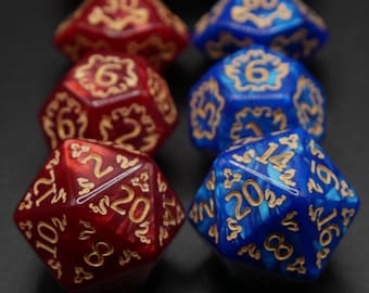 Regal Runes | Dungeons and Dragons | DND Dice Set | D&D | Role Playing Accessories