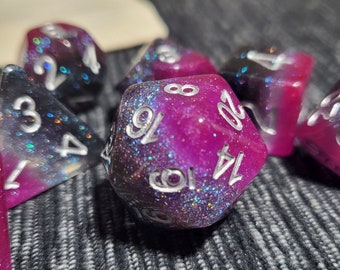 Asexual | Prideful Series Dice Set | Dungeons and Dragons | DND Dice Set | D&D | Role Playing Accessories