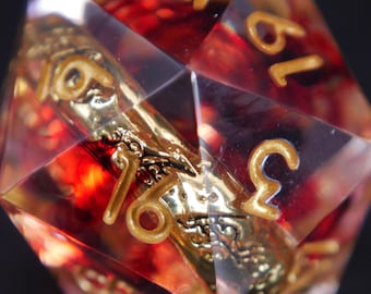 Fantasy One Ring | Dungeons and Dragons | DND Dice Set | D&D | Role Playing Accessories
