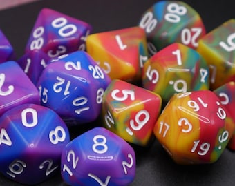 Elemental Clash | Dungeons and Dragons | DND Dice Set | D&D | Role Playing Accessories