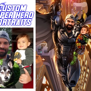 Custom Superhero Portrait, Custom Comic Cover, Personalized Comic Cover, Superhero Comic cover, Custom Comic Art, Custom Comic Book cover