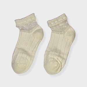 Minigooose | Bundle set of 2 Creamy Short Lace Socks