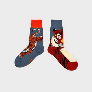 Minigooose | Safari Animal Crew Socks