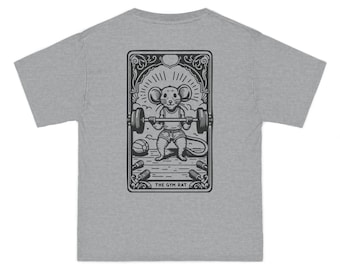 Gym Rat Tarot Card T-Shirt | Funny Pump Cover Gym Design