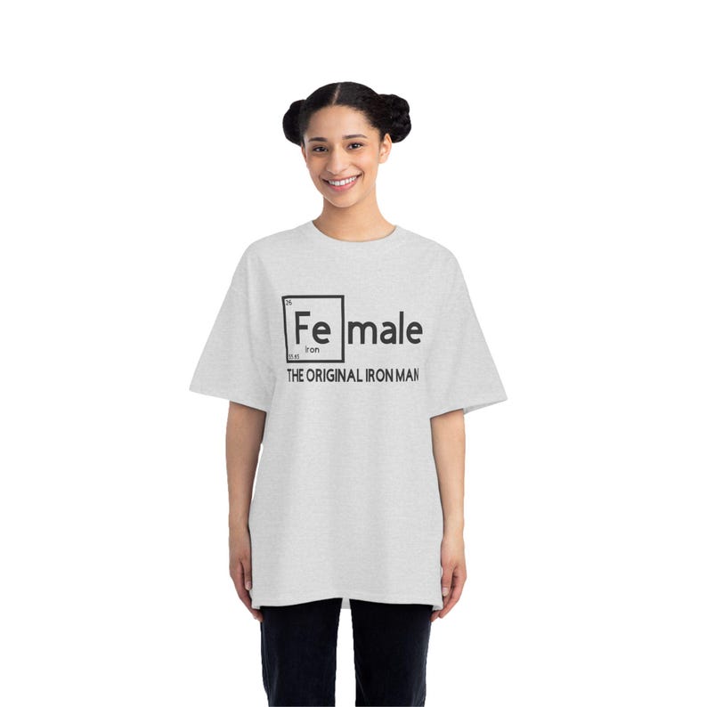 Female Periodic Table Design T-Shirt | The Original Iron Man image 2