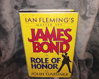 James Bond In Role Of Honor by John Gardner- Hardcover