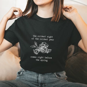HADESTOWN Inspired Doubt Comes In Broadway Musical Theater Merch | Orpheus Eurydice Greek Tragedy Theatre Lyric Song Tee for Hadestown Fans
