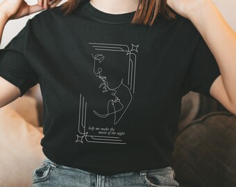 PHANTOM of the OPERA Inspired Music of the Night Couple Romance Theater Broadway T Shirt | Musical Tragedy Christine Play Shirt Gift ALW