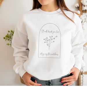 HADESTOWN Broadway Unisex Crewneck Sweatshirt, Nerdy Merchandise for Theater Fans, Theater Kid Romantic Merch, Hadestown Orpheus Eurydice