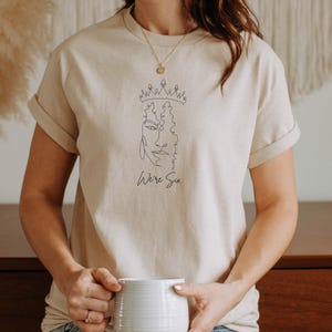 SIX the Musical INSPIRED We&#39;re Six Broadway Theater 6 Queens Crewneck T Shirt Theatre Fan Gifts For Her Anne Boleyn Henry VIII Tee