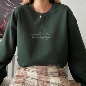 WICKED Inspired Elphaba Glinda For Good Broadway Theater Musical Film Gelphie Movie Theatre Defying Gravity Unisex Sweatshirt Gift Crewneck