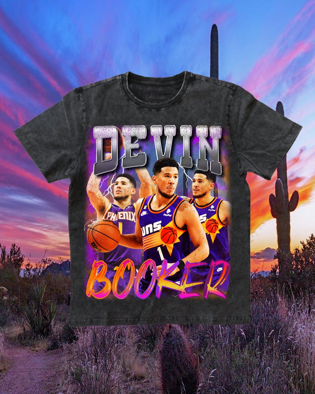  Kevin Durant and Devin Booker Mirror Goats Phoenix T-Shirt :  Clothing, Shoes & Jewelry