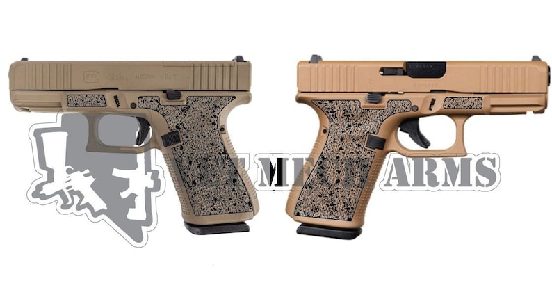 Glock 19 Gen 5 Mimic Stippling AI File Laser Stippling AI - Etsy
