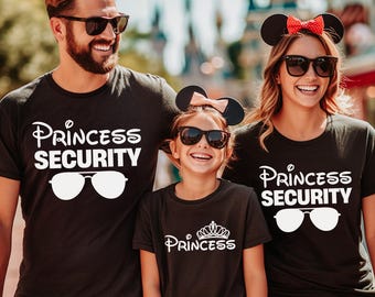 Princess Security Shirt Funny Dad Shirt Matching Family Trip Shirts Princess Shirt Family Vacation Shirt Dad Gift Magical Castle Shirt