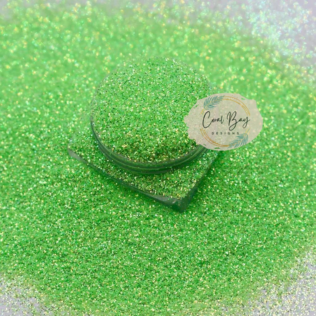 Sublime, Lime Green Glitter, Glitter Supplier, Tumbler Making, Green