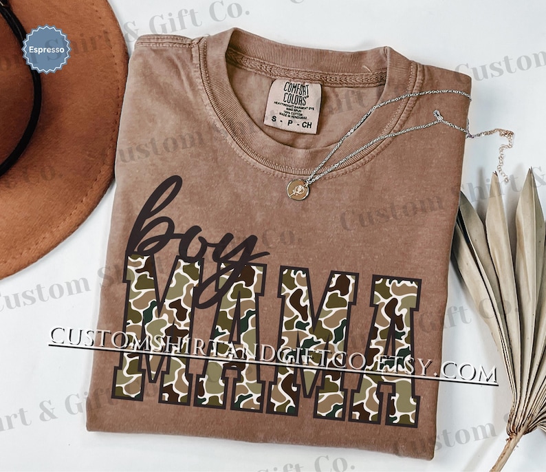 Duck Camo Boy Mama Comfort Colors Shirt Camouflage Mom Tshirt Boy Mama Sweatshirts New Boy Mama Gifts Mothers Day Gift for Mom Tee