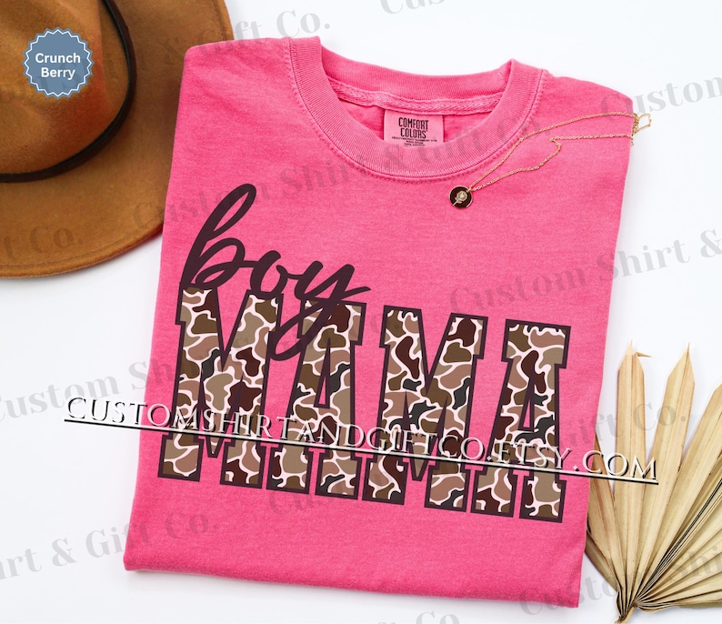 Duck Camo Boy Mama Comfort Colors Shirt Camouflage Mom Tshirt Boy Mama Sweatshirts New Boy Mama Gifts Mothers Day Gift for Mom Tee