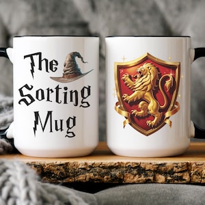 The Sorting Mug Wizard Gifts Funny Mugs Wizard School Gift Wizarding House Magical World Coffee Cup Magical Mug Tea Mug Wizard Mug Wizardry
