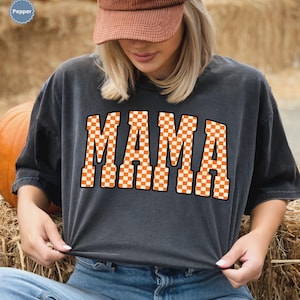 Halloween Mama Shirt, Fall Mom Shirt, Retro Halloween Shirt, Spooky Season Tee, Pumpkin Patch Shirt, Trendy Mom Tshirt, Fall Mom Gift