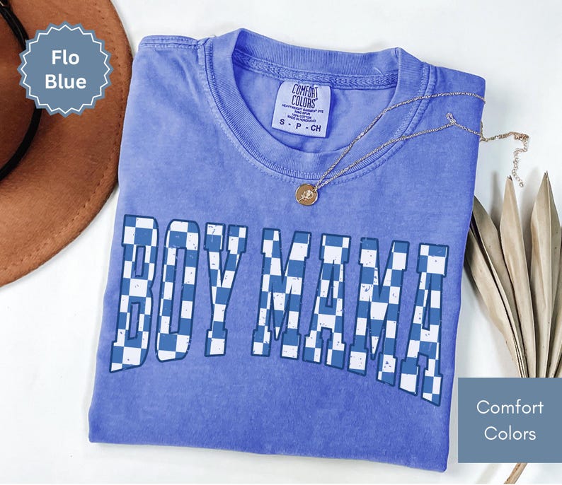 Checkered Boy Mama Shirt Mothers Day Gifts for Mom to be Trendy Mom Shirt Mom Life Tee Mom Birthday Gift Cute Mom Tee Mama Gifts for New Mom