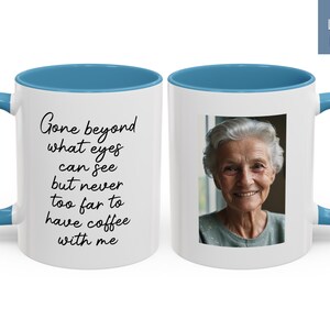 Sympathy Gift Memorial Custom Photo Mug In Loving Memory Gift Bereavement Gift Loss of Loved One Gifts Personalized Mug Memorial Keepsake Gift