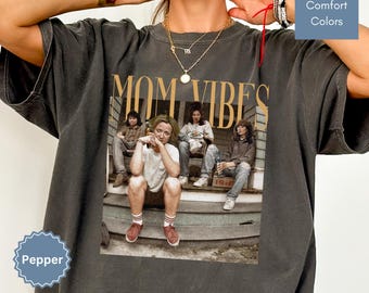 Funny Mom Shirt, Retro 90s Shirt Women Sitcom Mom Vibes, Thug Life Shirt, Cool Mom Gift, Sitcom 90’s Moms Shirt, Mom Life Mother's Day Gift