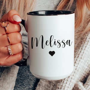 Personalized Mug Custom Mug Gift for Her Name Mug Custom Coffee Cups Custom Coffee Mugs Personalized Name Mug Gift for Coworker Coffee Lover