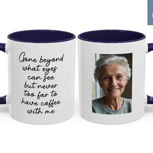 Sympathy Gift Memorial Custom Photo Mug In Loving Memory Gift Bereavement Gift Loss of Loved One Gifts Personalized Mug Memorial Keepsake Gift