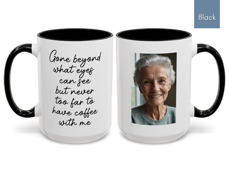 Sympathy Gift Memorial Custom Photo Mug In Loving Memory Gift Bereavement Gift Loss of Loved One Gifts Personalized Mug Memorial Keepsake Gift