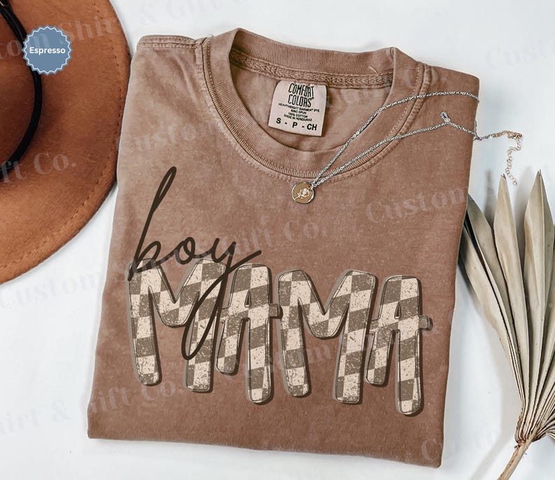 Checkered Boy Mama Shirt Mothers Day Gift Boy Mom Shirt Retro Mama Tee Mama Tshirt Mom Tshirt Mom of Boys Mom Life Shirt Cool Mom Shirt Gift for Mom Mama Sweatshirt Mom Crewneck Sweater