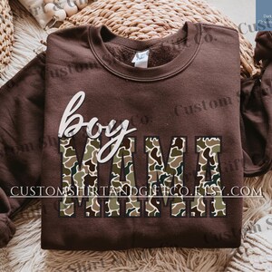 Duck Camo Boy Mama Comfort Colors Shirt Camouflage Mom Tshirt Boy Mama Sweatshirts New Boy Mama Gifts Mothers Day Gift for Mom Tee