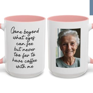 Sympathy Gift Memorial Custom Photo Mug In Loving Memory Gift Bereavement Gift Loss of Loved One Gifts Personalized Mug Memorial Keepsake Gift