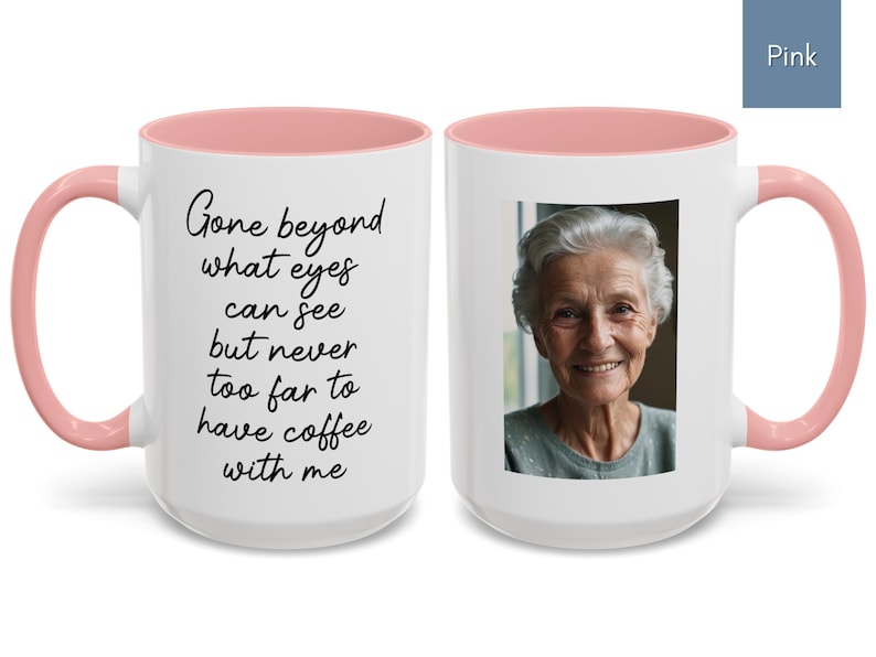 Sympathy Gift Memorial Custom Photo Mug In Loving Memory Gift Bereavement Gift Loss of Loved One Gifts Personalized Mug Memorial Keepsake Gift