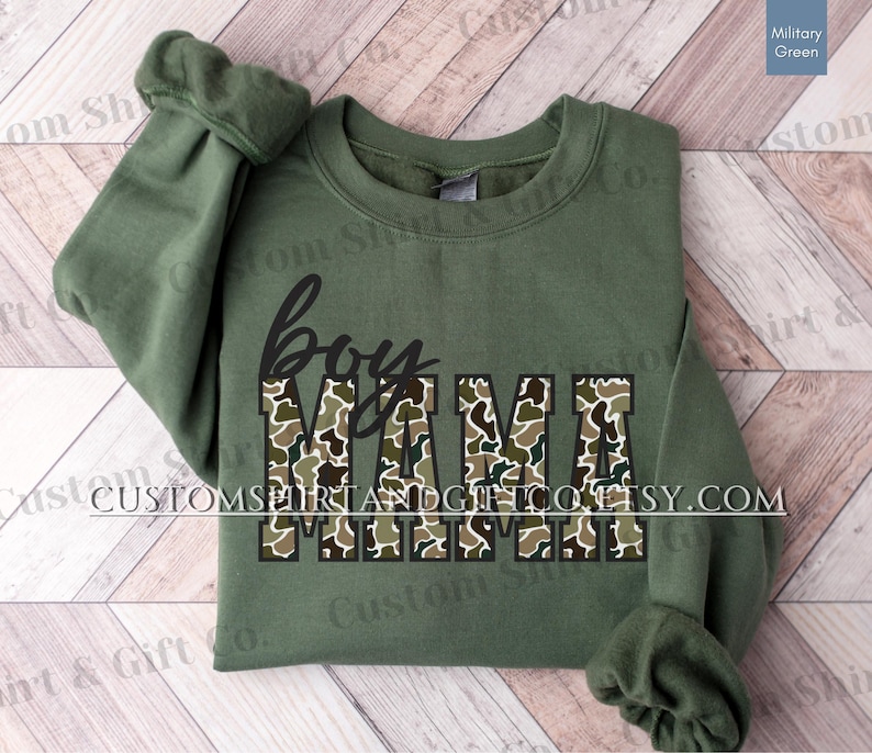 Duck Camo Boy Mama Comfort Colors Shirt Camouflage Mom Tshirt Boy Mama Sweatshirts New Boy Mama Gifts Mothers Day Gift for Mom Tee
