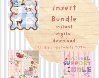 3 Kindle Inserts *Bundle*