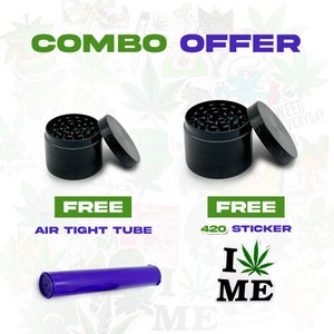 Premium Multicolor 4 piece Herb Spice Grinder | Cute Grinder | Cheap grinder | Purple Grinder | Free tube | great gift | Pink Grinder | Gift
