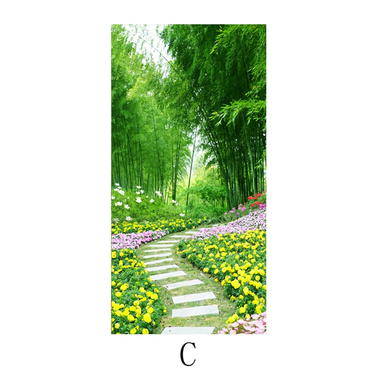 Customized Size Window Film Landscape Glass Sticker UV Blocking Privacy