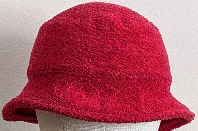 100 Cotton Terry Cloth Handmade Bucket Hat Etsy