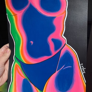 Neon Adult Body Painting | Acrylic Thermal Body Painting | Summer Bikini | Colorful Neon Painting | Female Body Art | Woman’s Body