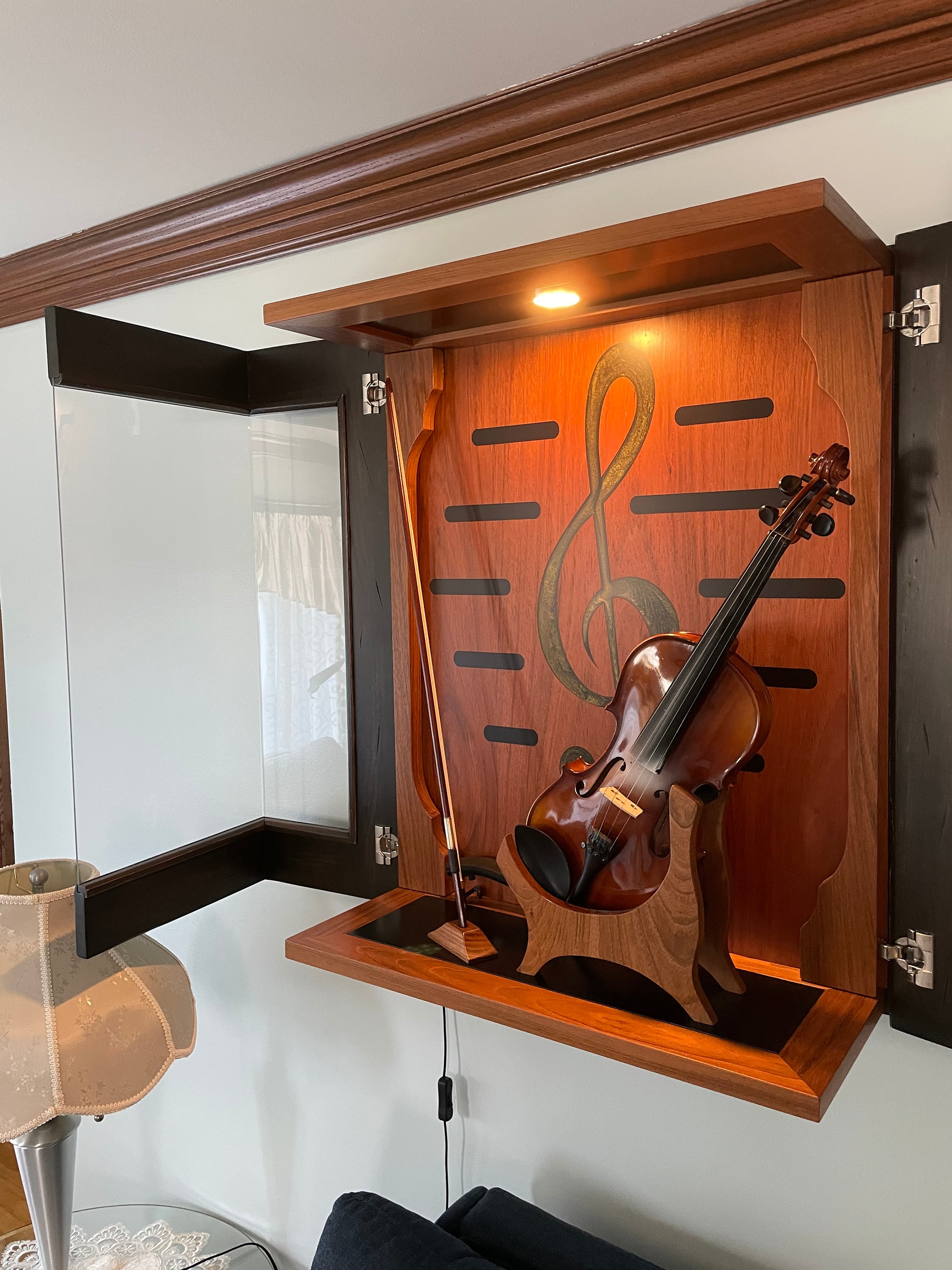 Violin Display Case Etsy