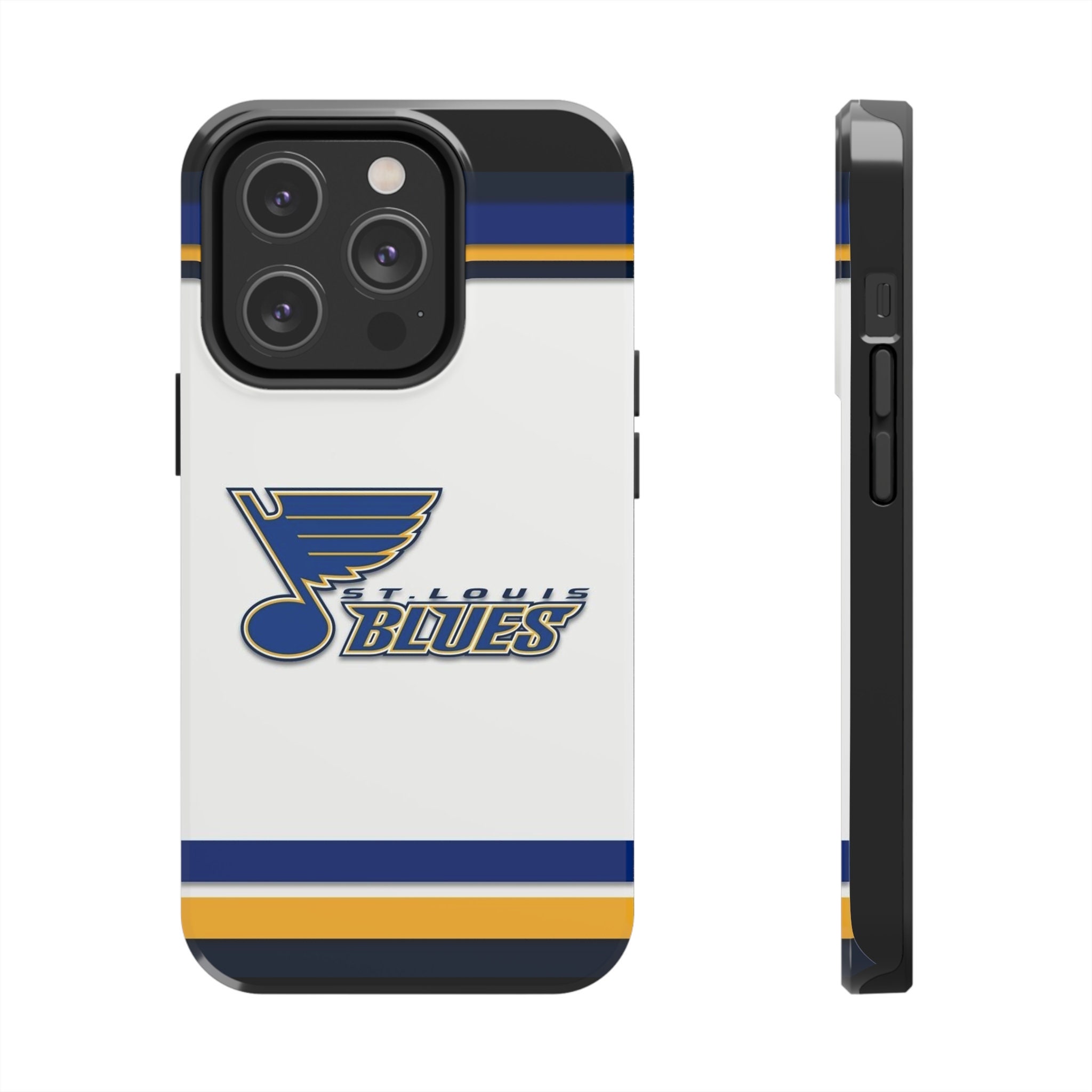 Game Time St. Louis Blues Engraved Silicone AirPods Pro Case Cover Navy