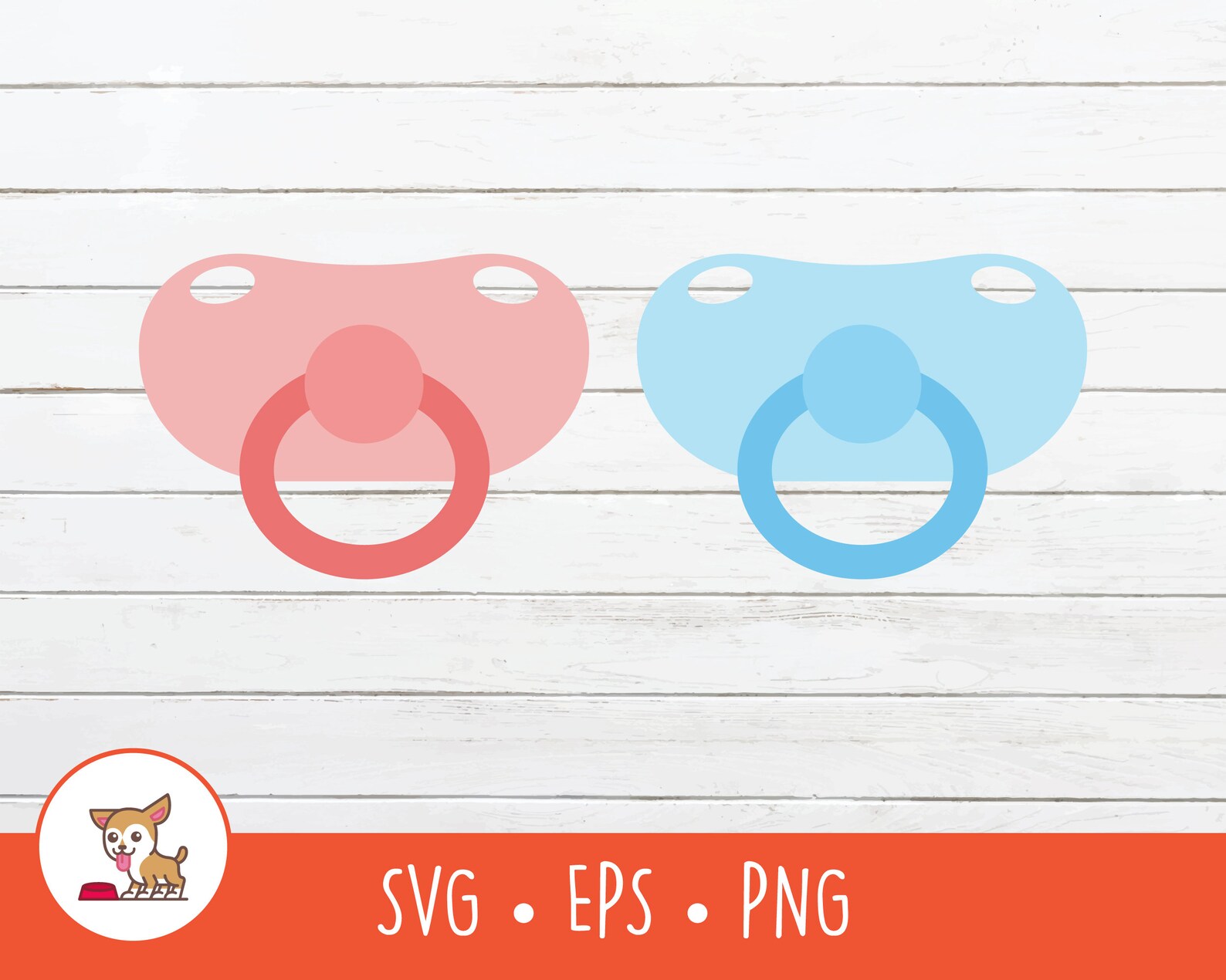 Pink Pacifiersvg Pacifier SVG, Binky Clipart, Vector Pacifier Cut File for Cricut, PNG ...