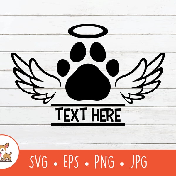 Paw Print With Wings - Etsy