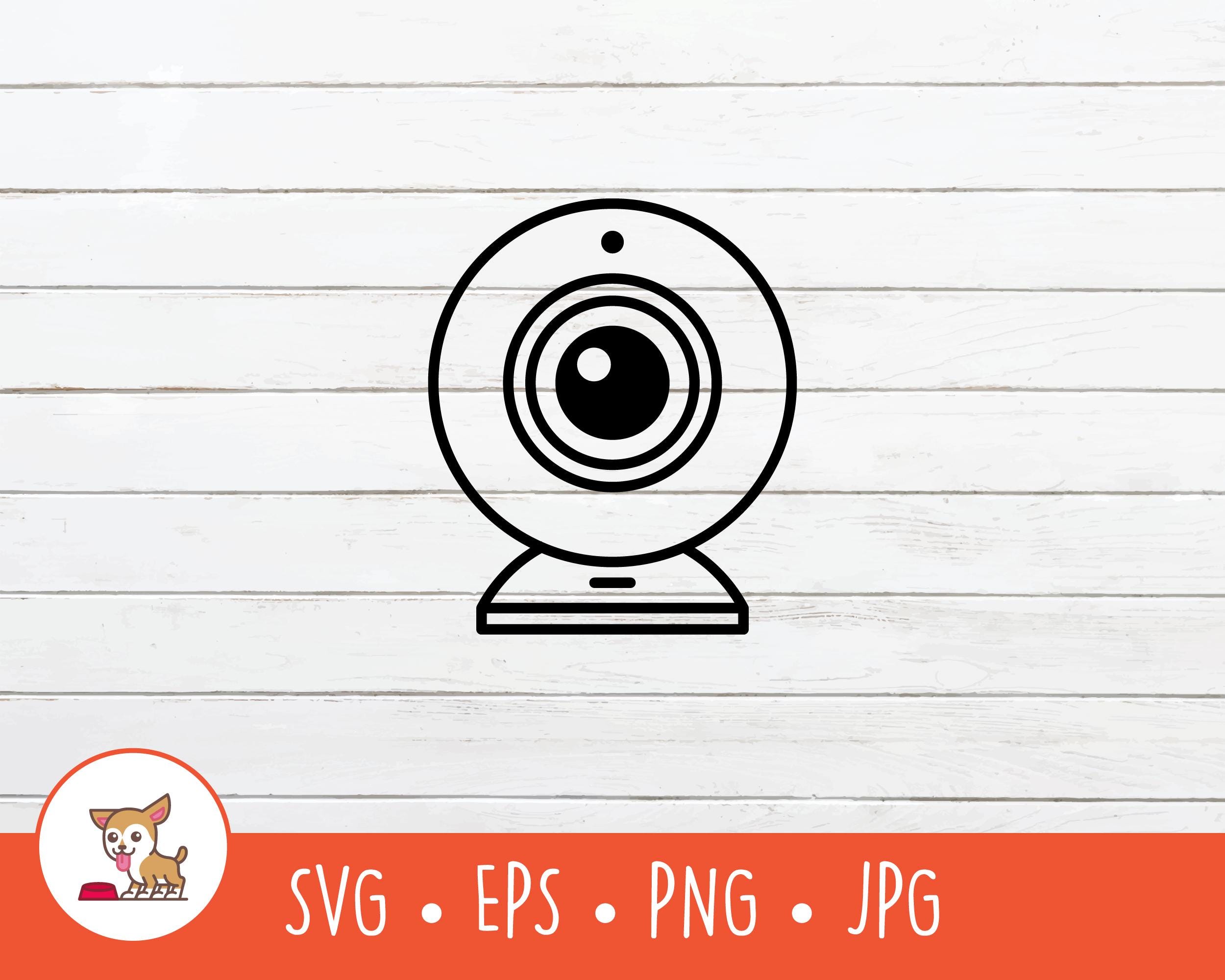 Webcam SVG, Webcam Clipart, Vector Webcam Cut File for Cricut, Instant ...