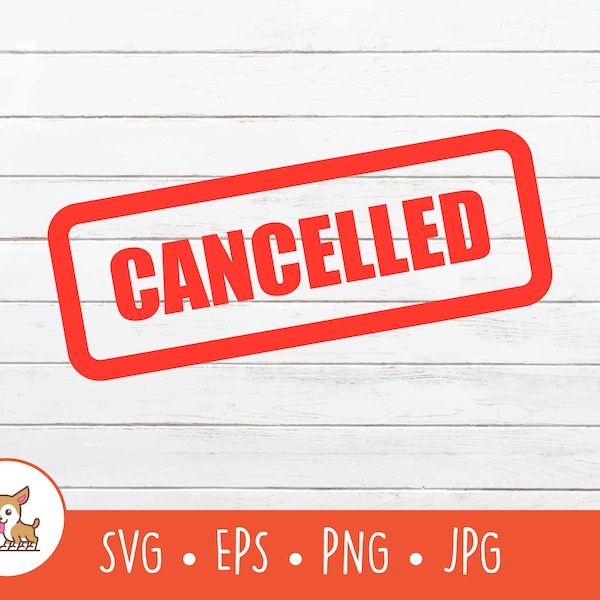 Cancel Sign - Etsy