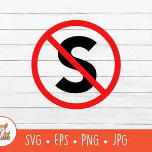 No Stopping Sign SVG, No Stopping Sign Clipart, Vector No Stopping Sign Sign Cut File For Cricut, PNG, EPS, Instant Digital Download