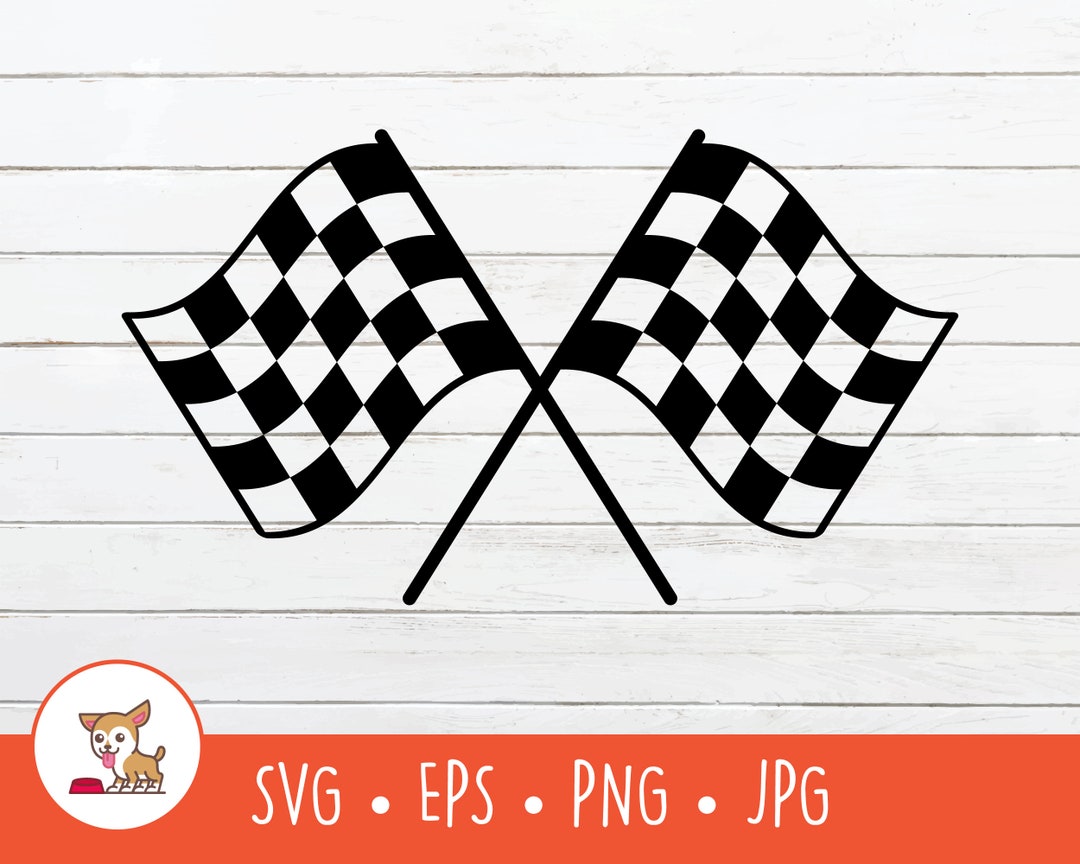 Checkered Flag Garland Clip Art