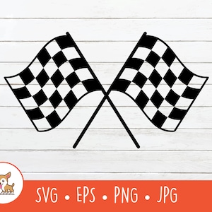 Geruite vlaggen SVG, geruite vlaggen clipart, Vector geruite vlaggen gesneden bestand voor Cricut, PNG, EPS, directe digitale download
