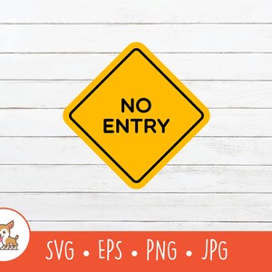 Geen vermelding verkeersbord SVG, geen vermelding teken clipart, vector geen vermelding teken gesneden bestand voor Cricut, PNG, EPS, directe digitale download
